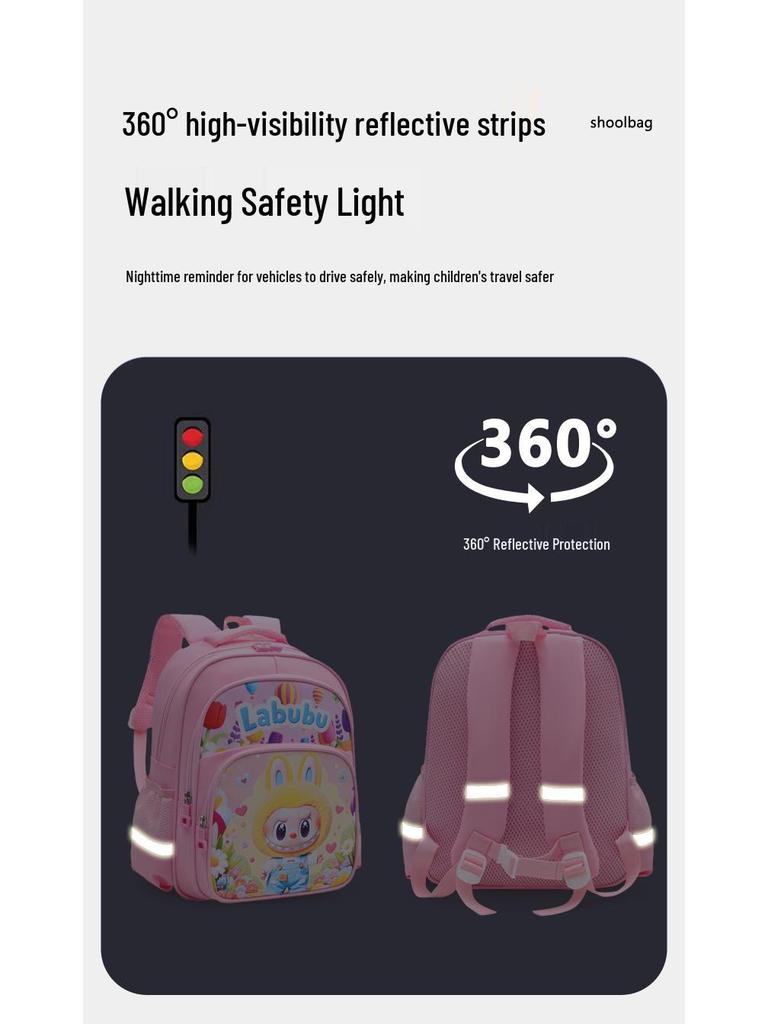 Lightweight Cartoon Backpack for Kids 3-6: Cute and Comfortable Schoolbag for Boys and Girls