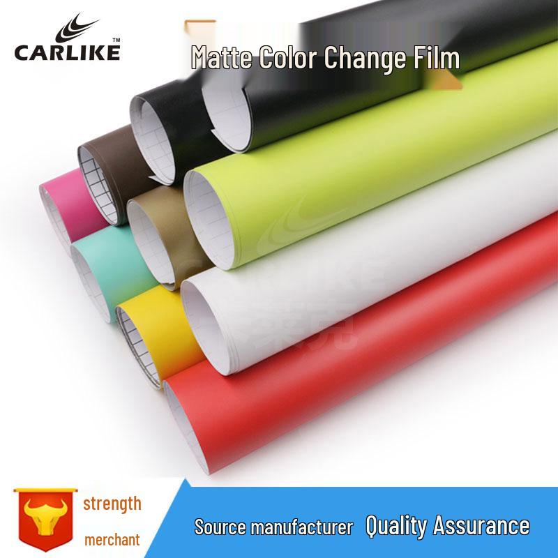 Matte Car Color Change Film & Interior Console Sticker - Personalized Full Body Modification Kit