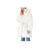 Levis Fw22 Solid Color Drawstring Hooded Down Jacket Women Jacket White A3257-0001