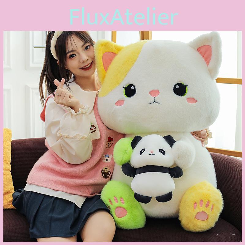 Adorable Cute Bear Plush Toy Fluffy Stuffed Animal Pillow Soft Cushion Gift For Girls