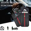JFTX5 Car Key Case Signal Blocker Bag RFID Shielding Pocket For BMW E90 F20 E46 E60 G60 F10 F30 E87 X5 G20 E39 X1 M4 M5 Car stickers