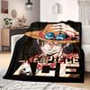 Straw Hat Pirates Flannel Blanket Warm,Comfortable,Suitable for Bedrooms,Sofas,Beds,Chairs,Picnics,Travel