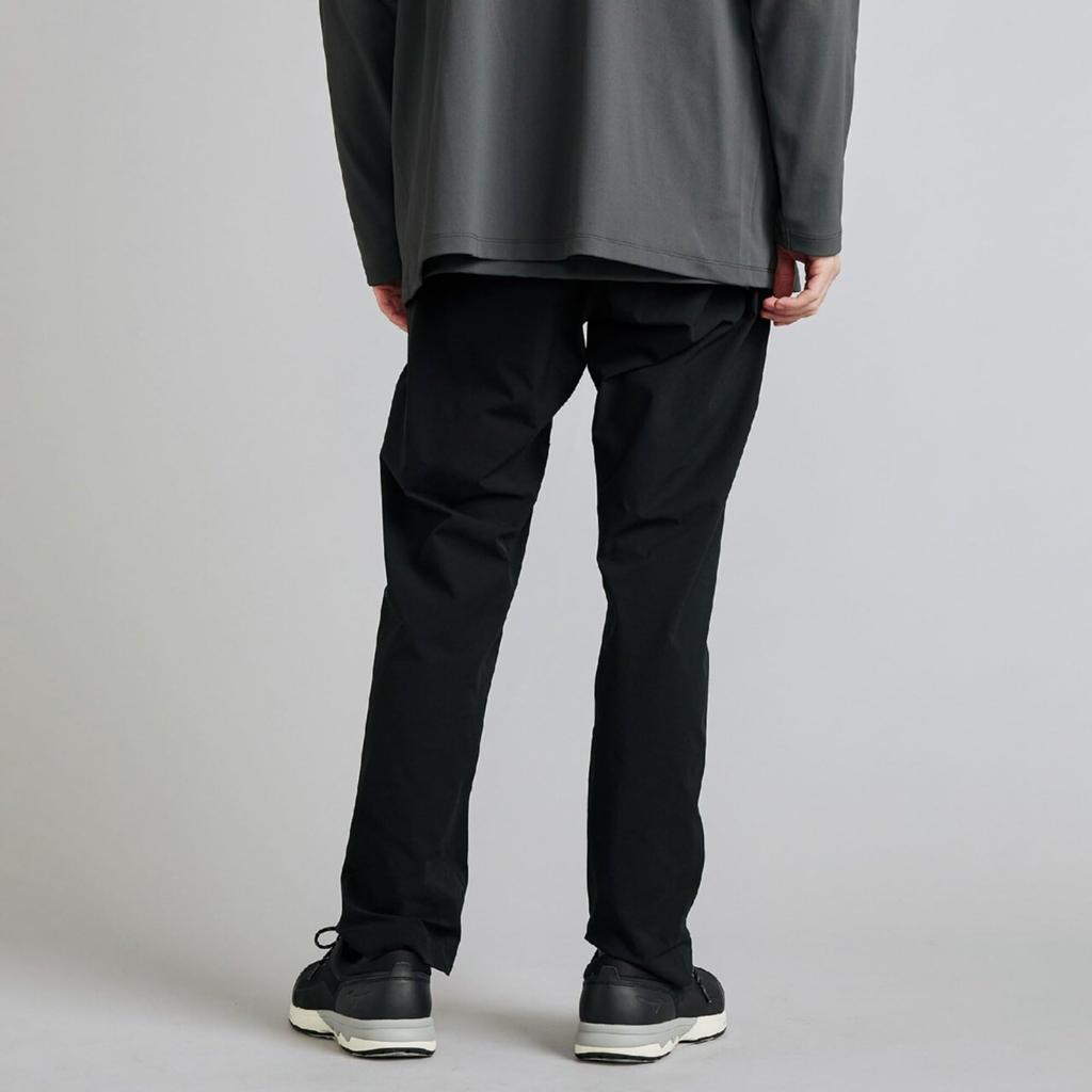 Lifestyle Wear BUDDY Water Repellent Stretch Straight Pants Water Repellent Stretch D2MFD137 Black M [Mizuno] [Unisex] Men's