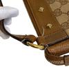 GUCCI 120893 Studs crossbody GG canvas GG canvas Shoulder Bag Brown GG canvas unisex Used