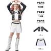 New Girls Demon Hunter Costumes Kids Pop Singer Children's Clothing Set Black Gold Witch Hunter Group