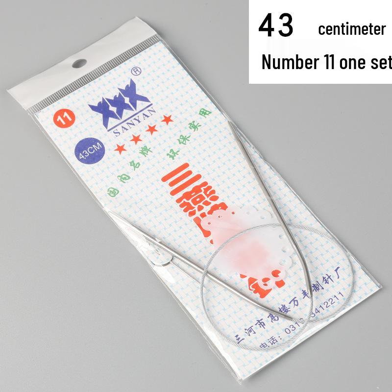 Full Set Stainless Steel Circular Knitting Needles for Sweaters
