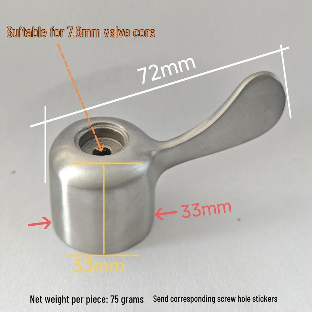 304 Stainless Steel Kitchen Faucet Handle with Thickened Single Cold Water Valve Core