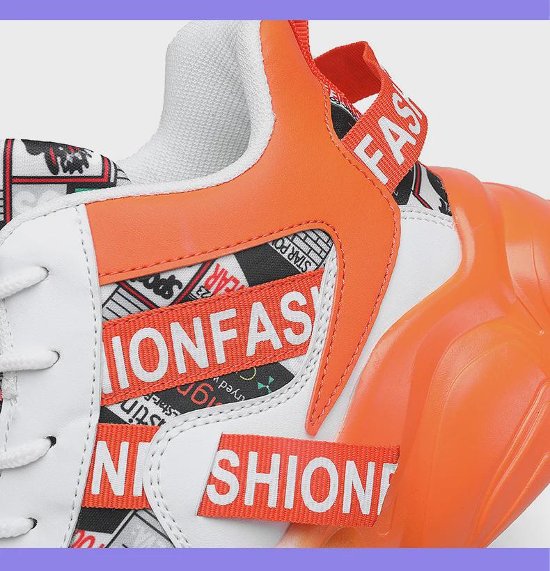 Men's Autumn/Winter All-Match Leather Dad Shoes: Plus Velvet, Casual Cotton, Outdoor Basketball & Running Sneakers