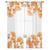 Leaves Of Ginkgo Sheer Window Curtains For Living Room Bedroom Modern Voile Tulle Curtains Fabric Drapes For Kitchen