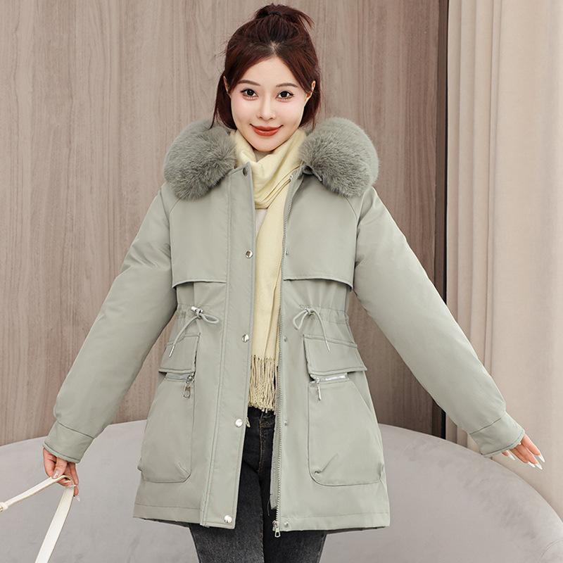 One Dress Three Wear Pie Overcome Women's Removable Liner Cotton-padded Coat Winter New Cotton-padded Jacket Down Cotton-padded Jacket