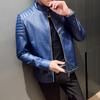 Spring and Autumn Leather Jacket Jacket Men's Handsome Trend Top