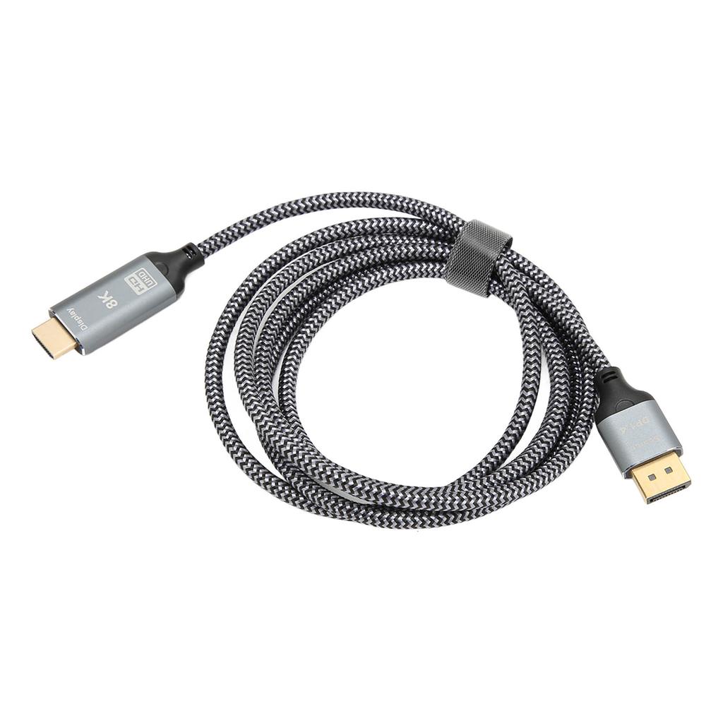DisplayPort 1.4 To HD Multimedia Interface 2.1 Adapter Cable 8K DisplayPort Male To HD Multimedia Interface Female Cable