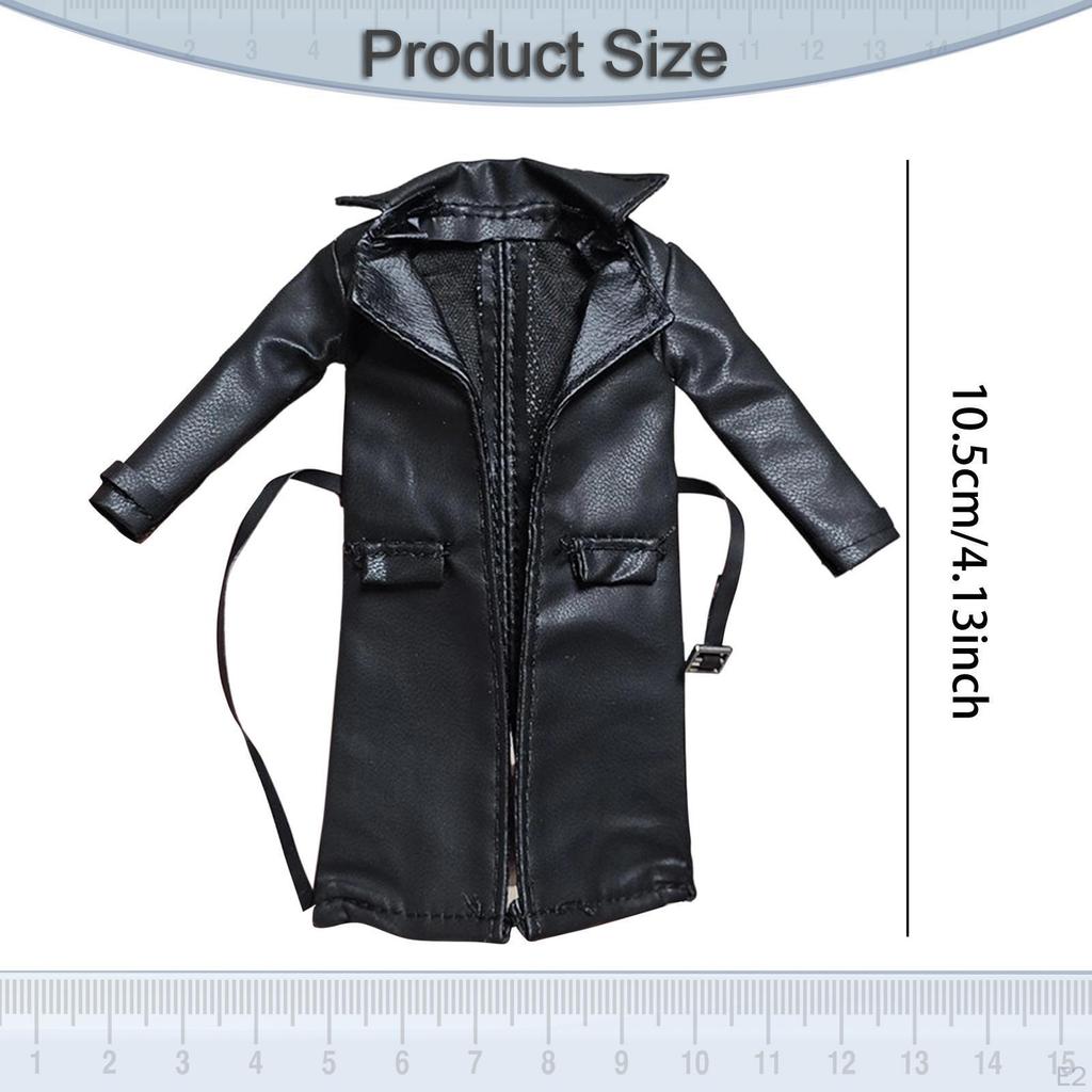 1/12 Scale Action Figure Clothes Men Women Miniature Clothing Trendy Pretend Play Mini Doll Model