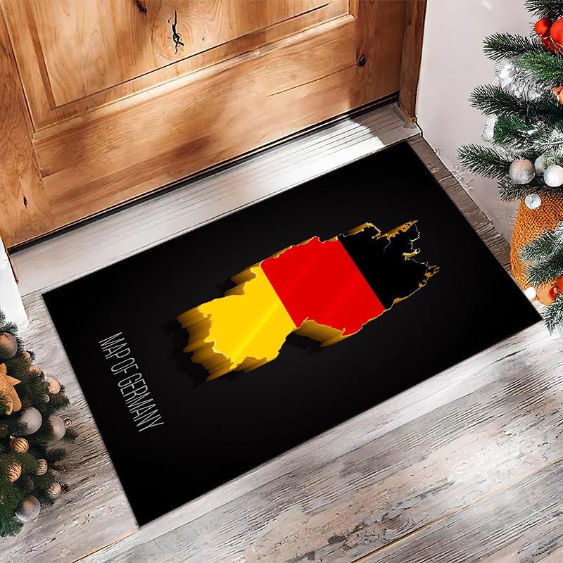 Germany national football team Printed Flannel Area Rug Non Slip Soft Polyester Floor Carpet Indoor Decor Mat for Bedroom Living Room Sofa