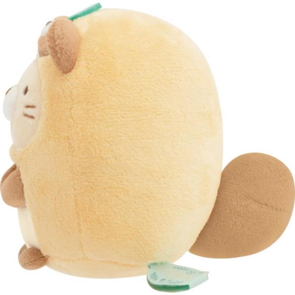 MV62701 Sumikko Gurashi Collection Tanuki's Round Restaurant Collectible Plush Toy Cat