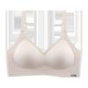 Breathable Soft Support Bra for Small Breasts - No Underwire, with Side Gathering and Jelly Strips for Lift