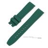 Curved End Rubber Silicone Strap for Citizen Watch Bracelet for Swatch Soft Waterproof Watchband for Rolex 20mm 22mm Wristband