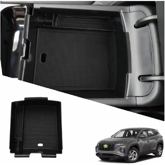 Ruiya 2025 Tucson Center Console Organizer,for Hyundai 2025 Tucson Accessories Armrest Console Glove Tray Compatible with 2025 Hyundai Tucson