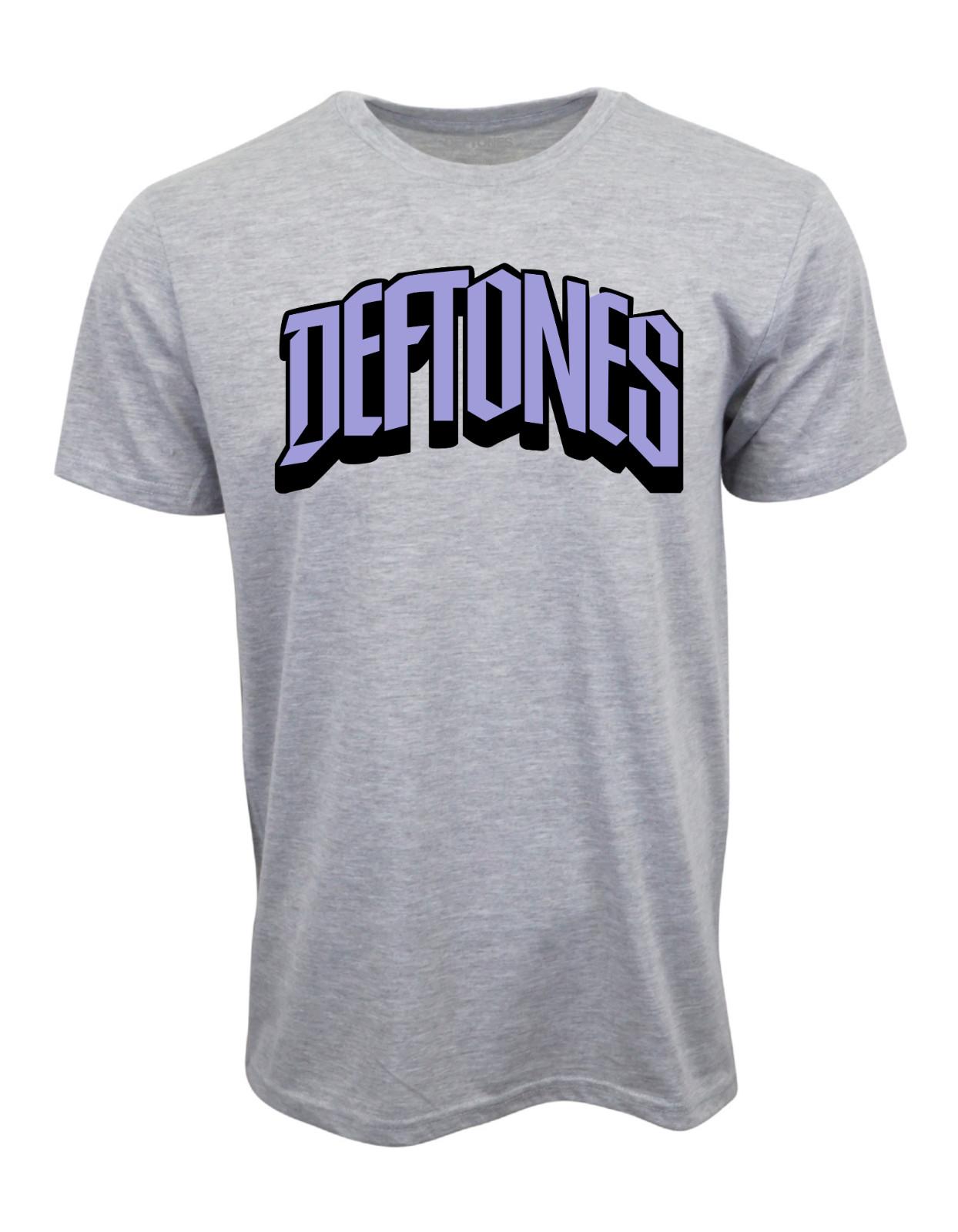 DT THE-DEFTONES TACK TWILL LOGO T SHIRT GRAY XXL