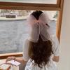 Headwear Korean Style Headwear Ribbon Bowknot Female Hair Accessories Balletcore Bow Hair Clip