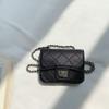 Spring Rhombus Chain Bag Women's Fashion Change Lipstick Mini Bag High-end Sense Flip Messenger Bag Women