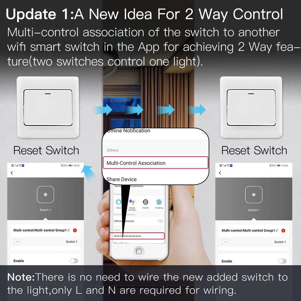 MOES Smart RF ZigBee 3.0 DIY Switch Module Tuya Smart Life App Remote Control Works Alexa Google Home Assistant Voice Controller