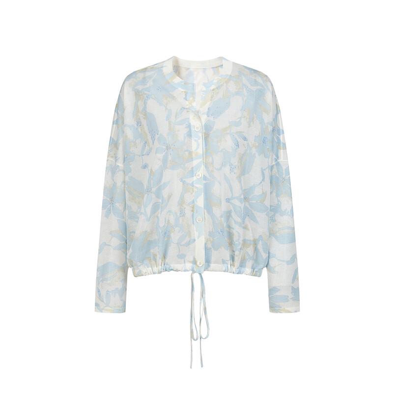 Anna Kou 2025 Sommer Elegante Lilie Langarm Strickjacke