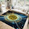Borussia Dortmund Design Crystal Velvet Carpet Cozy Non?Slip Printed Rug For Bedroom Living Room Entrance