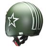 Motorcycle Helmet Jet GRENVER Matte Green Free Size [Lead Industries] -