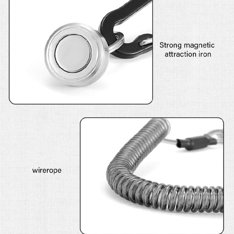 Tactically Spring Elastics Rope Phone Keychains Climbing Emergency Rope Cord for Outdoor Tool