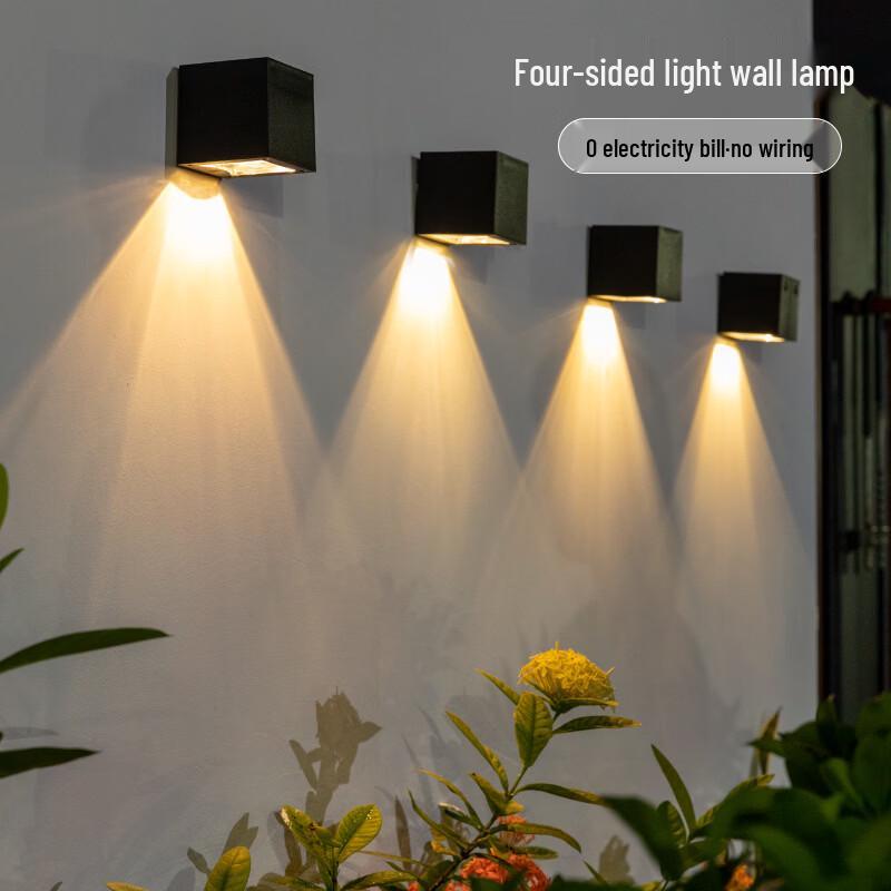 Nufeng Upgraded High Brightness Solar Outdoor Wall Light