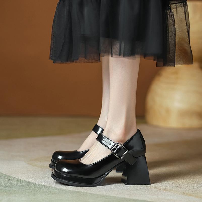 Merceditas Mujer Tacon Zapatos De Tacón Mary Jane MissHeel