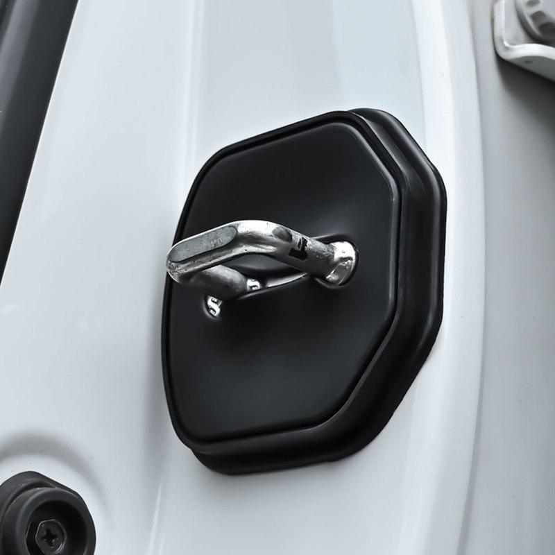 For FORD FOCUS 2012-2018 Car Door Shock Absorber Door Lock Protector Silicone Auto Door Lock Latches Cover Accessories