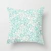 Mint Green Geometric Print Pillowcase Car Ornaments Office Living Room Home Pillowcase
