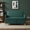 Storage Sofa In Dark Green 122 X 78 X 87 Cm Polyester