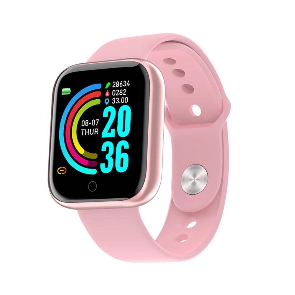 Y68 Smart Watch Heart Rate Monitor Smartwatch Blood Pressure Fitness Watch Compatible For Android Iso Phones