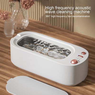1 Set 400Ml Cleaning Machine Efficient Jewelry Cleaner For Eyeglasses Ring Earring Necklaces Watch Strap