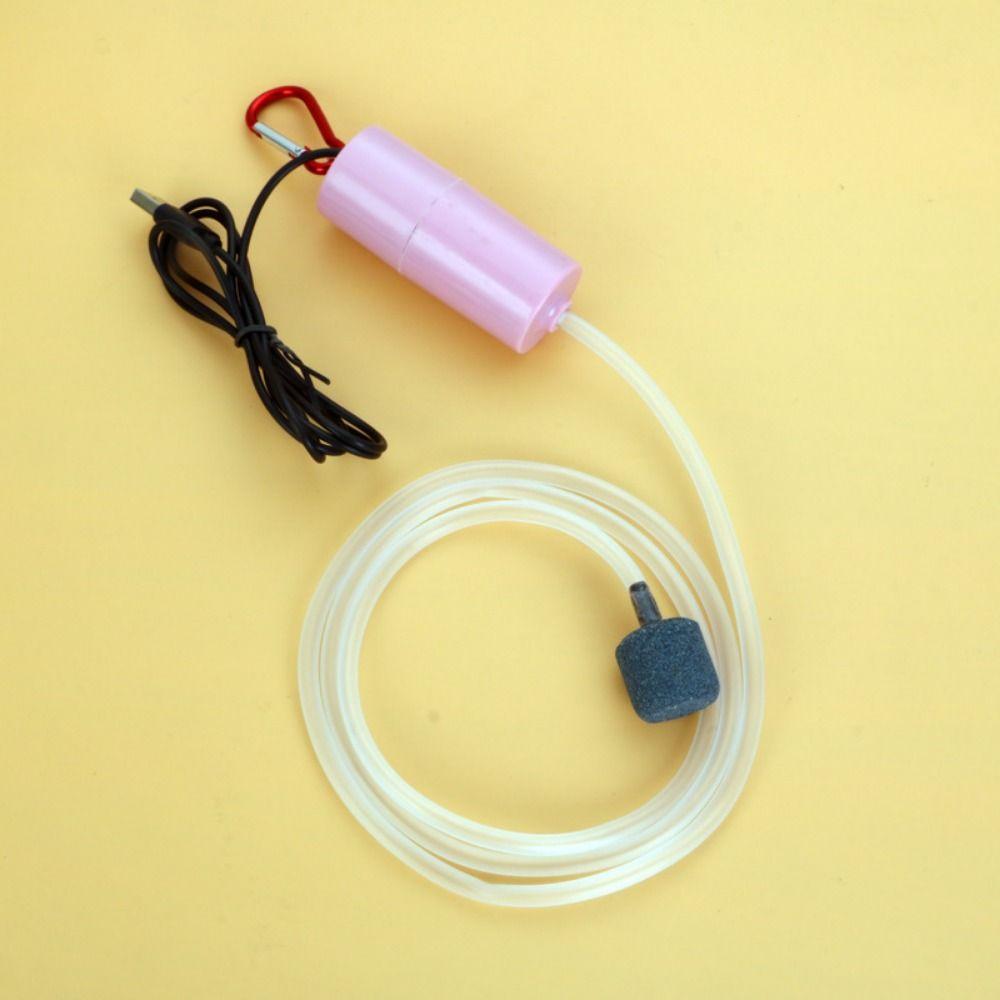 1Pcs Fish Tank Oxygen Air Pump Silent USB Aerator Oxygenator New Air Compressor