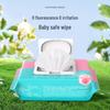 Baby-Safe Hand & Mouth Wipes, 80-Count, Large Pack With Cover, Hygienic Cleaning for Babies