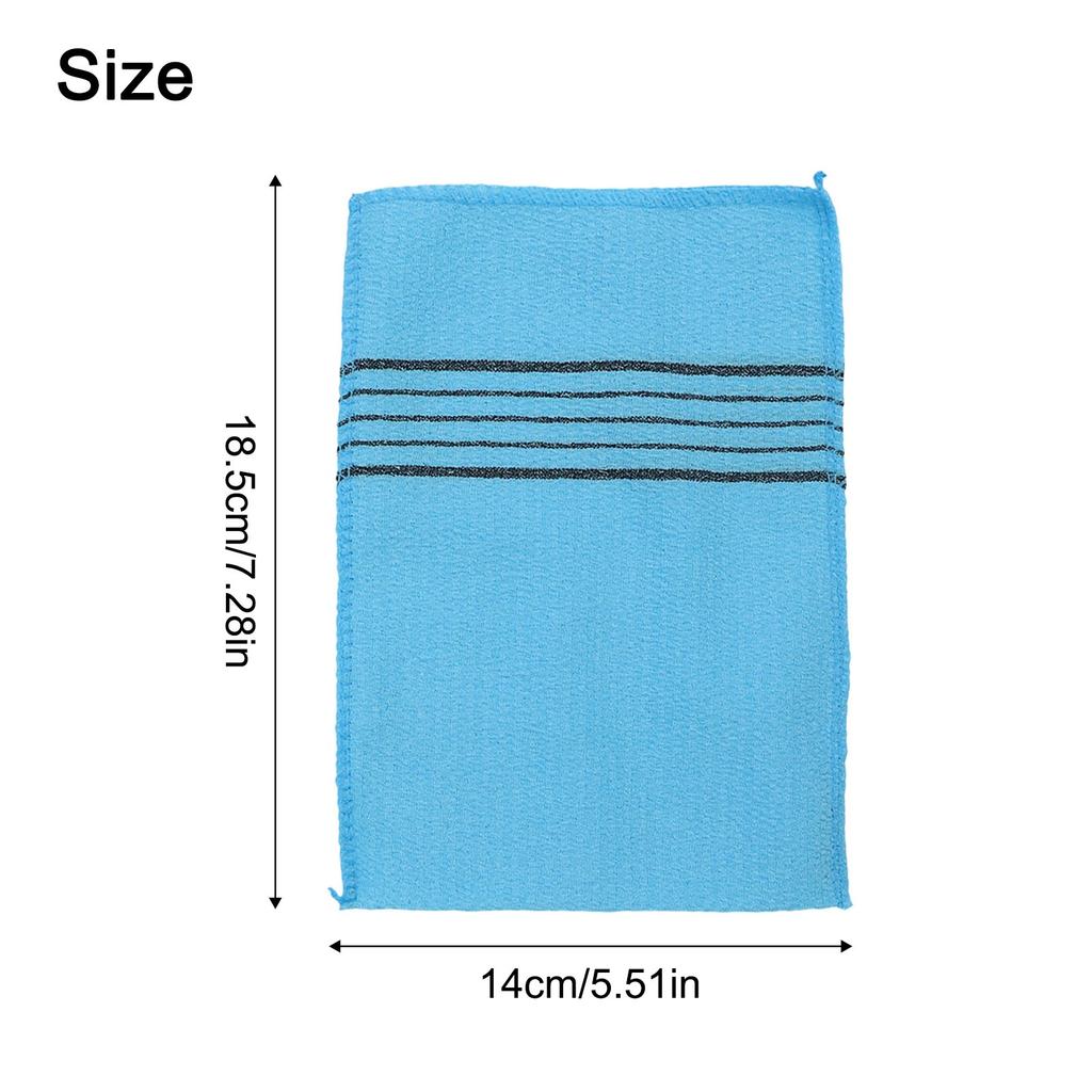 Bath Towel Cloth Massage Polyester Cotton Soft Towels 5Pcs