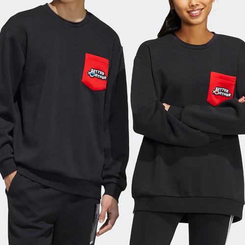 Adidas Neo Sesame Street Collaboration Sports Crewneck Sweatshirt Unisex Black