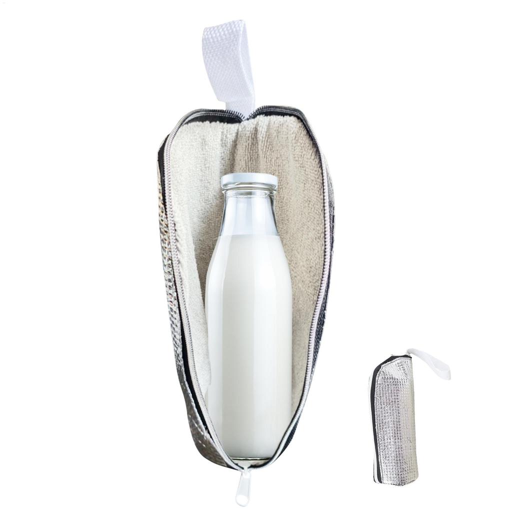 Aluminum Mold Insulated Baby Bottle Bag Portable Storage for Feeding Outing Stroller Cups Diaper Bag Bottle Fitness Accessories