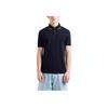 Emporio Armani Logo Embroidered Polo Shirt Men Polo Shirts Navy EM000858-AF12955-UB118