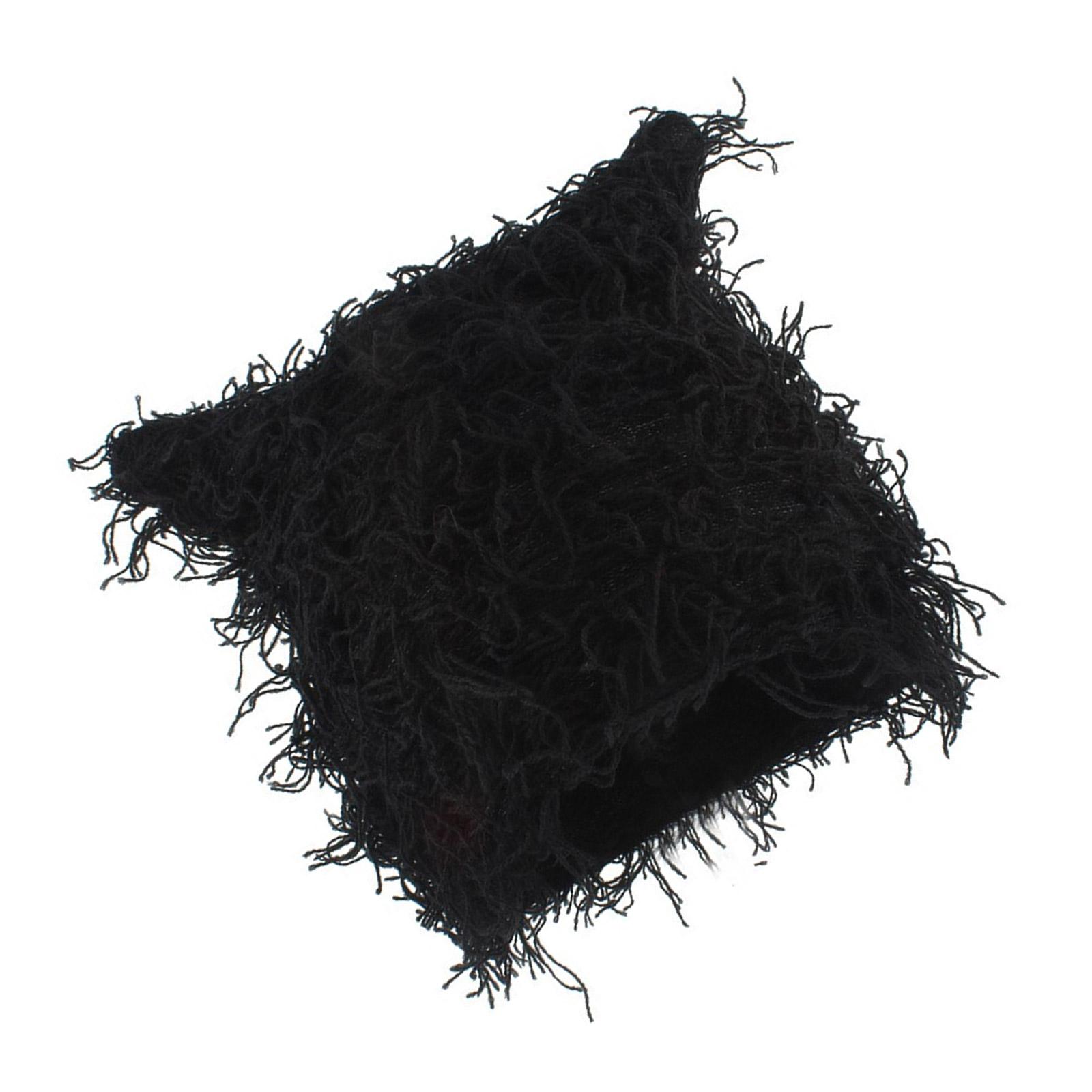 

Cold Weather Thick Beanies Hat for Adult Fashion Cats Ear Skull Caps for Teens Furry Warm Hat Winter Autumn Head Warmers
