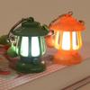 Waterproof Retro Lantern Pendant Orange Strap Vintage Lantern Keychain Pendant Suitable For Explorers And Campers