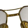 Great Cartier Glasses Trinity Two-bridge Half-rim Gold Mens Used
