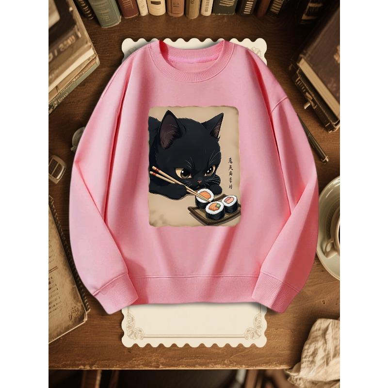 European sizes Kids' Fashion Round Neck Sweatshirt