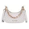 PVC Shoulder Bag, Handbag, Shoulder Bag Regular Women's Vanilla White 35S2G4CU1B-LT CRM MULTI
