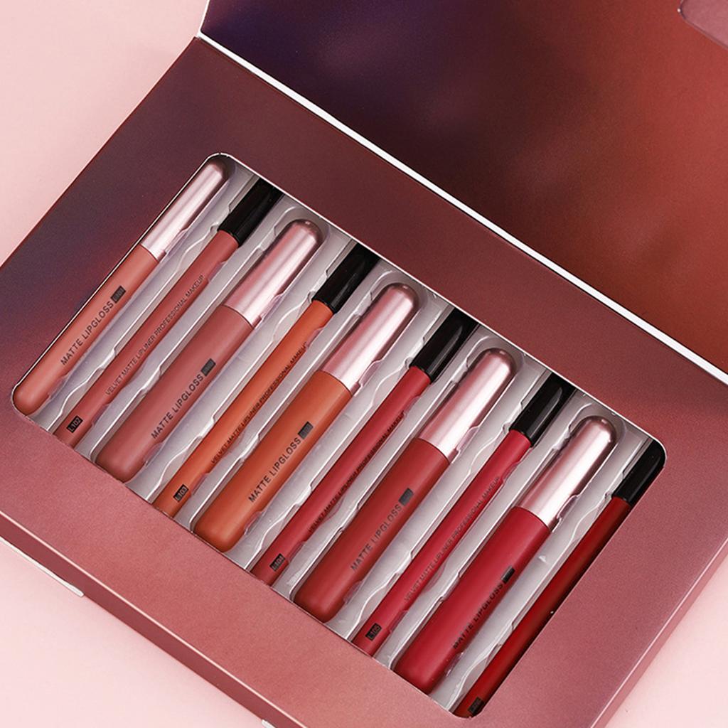 Matte Lip Gloss Lip Liner Combo 12pcs Set