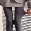 New Grey Socks Retro Cute Heart Pattern Tights Women's Sexy Versatile Pantyhose JK Lolita Nylon Elastic Soft Breathable Tights